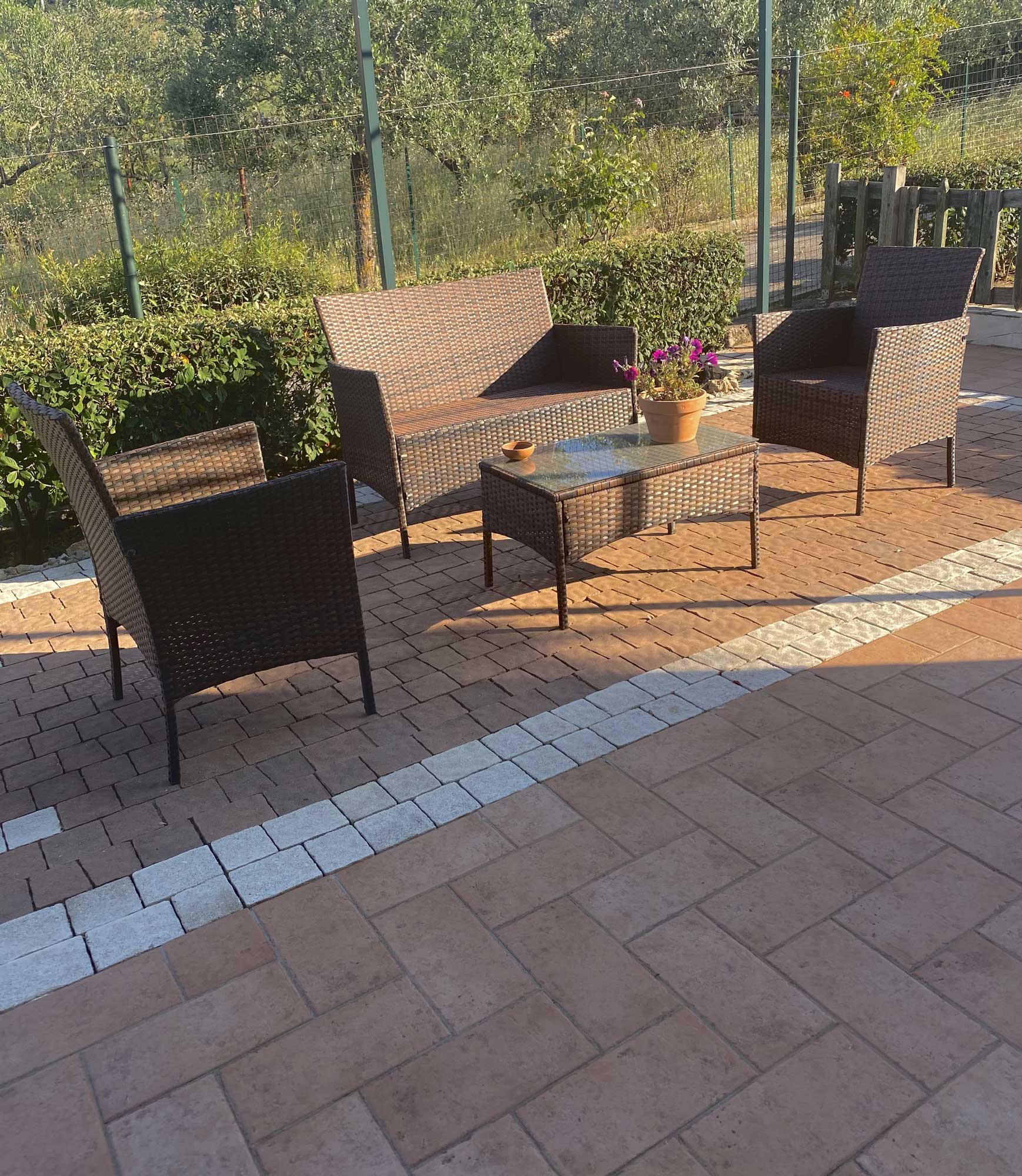 terrazzino camera quadrupla b&b