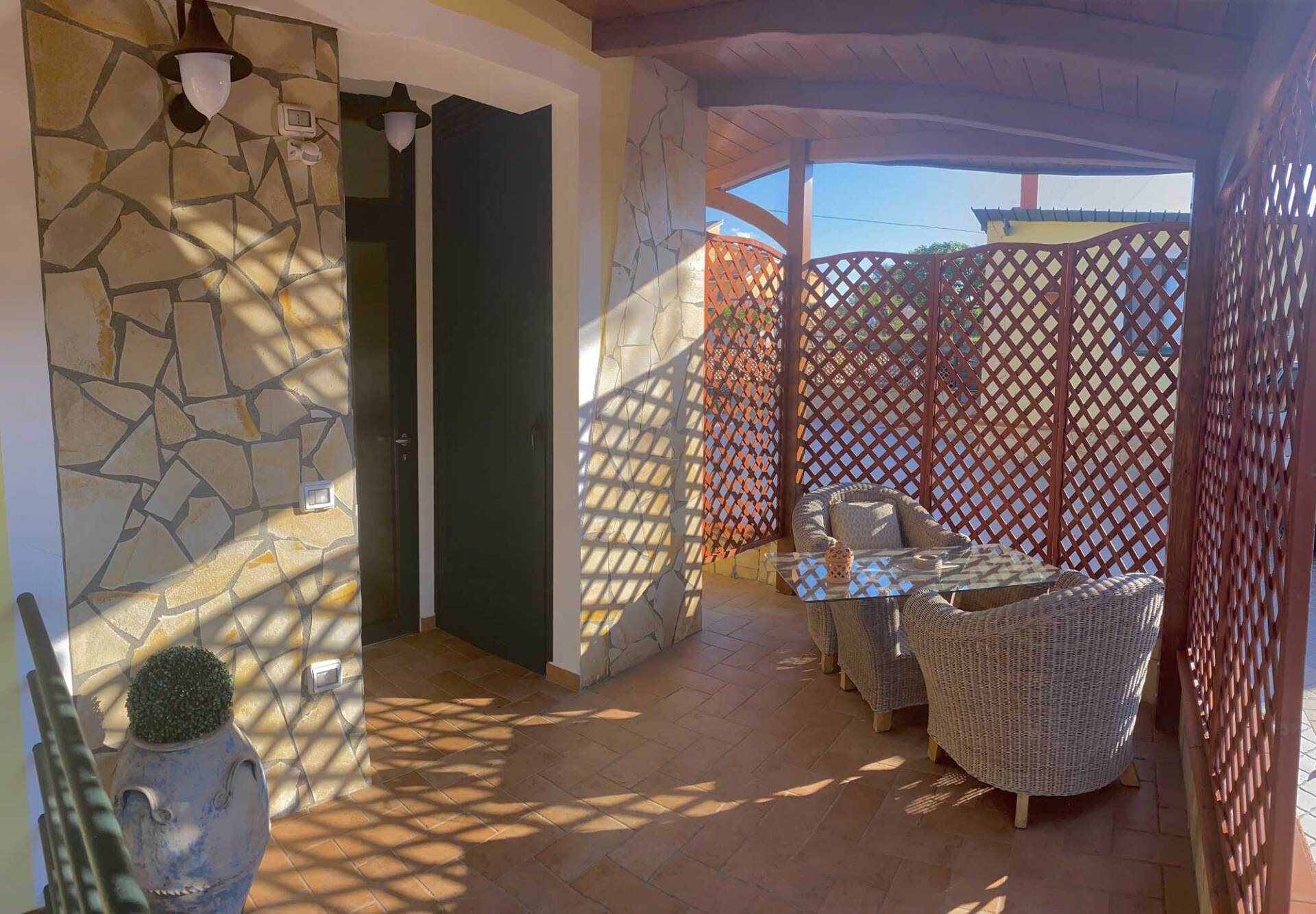 terrazzino camera tripla b&b