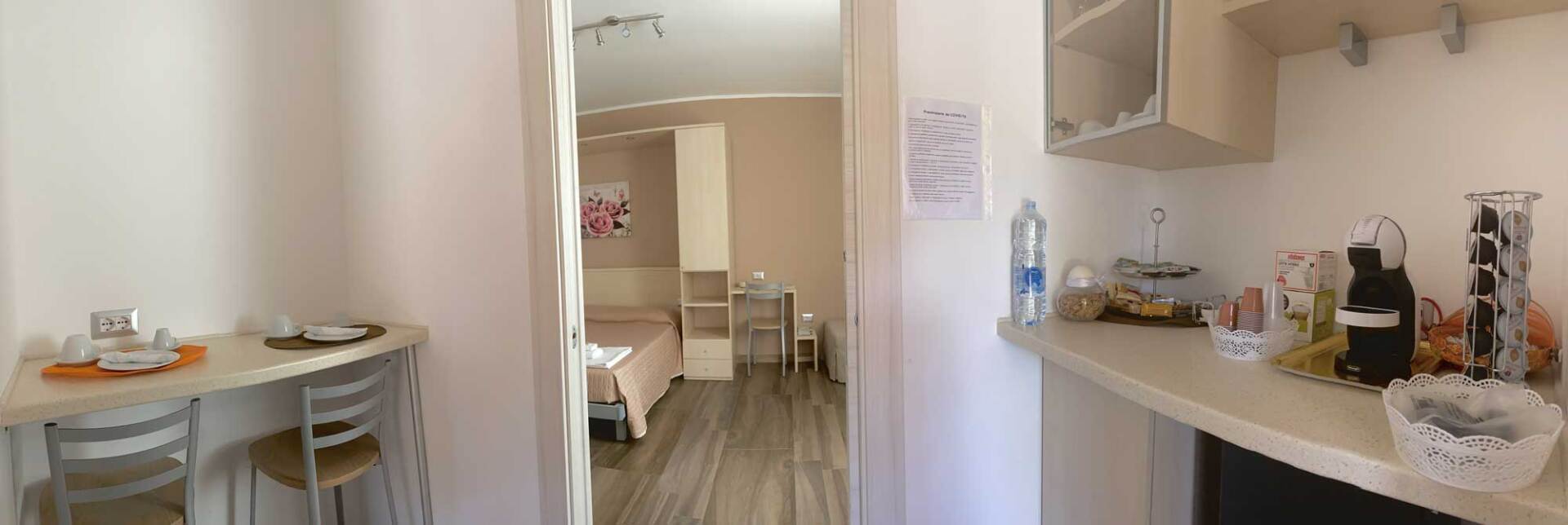 camera tripla con bagno