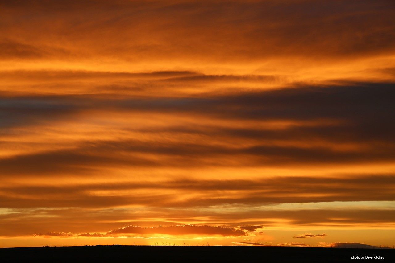 sunrise over plains