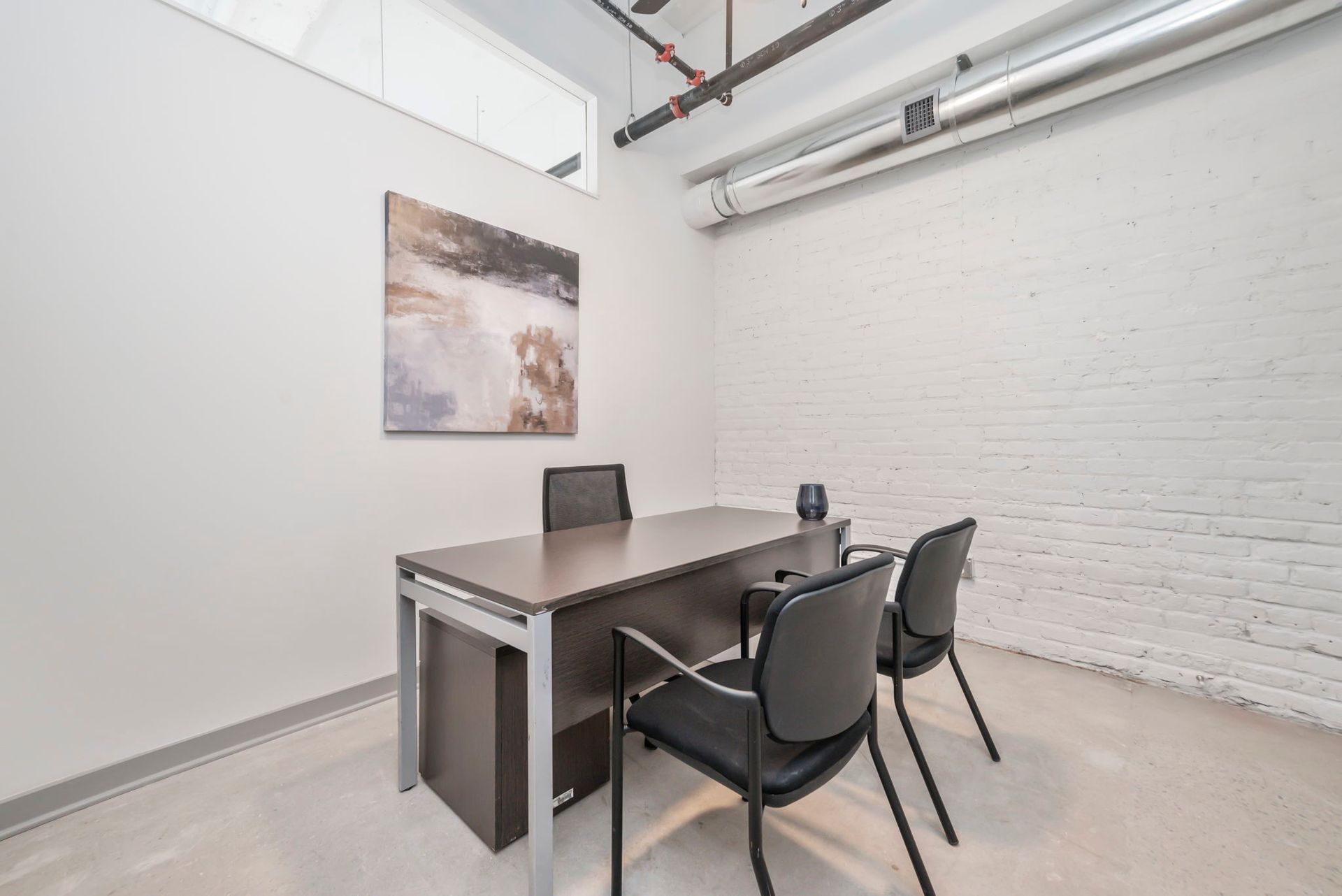 living room with table