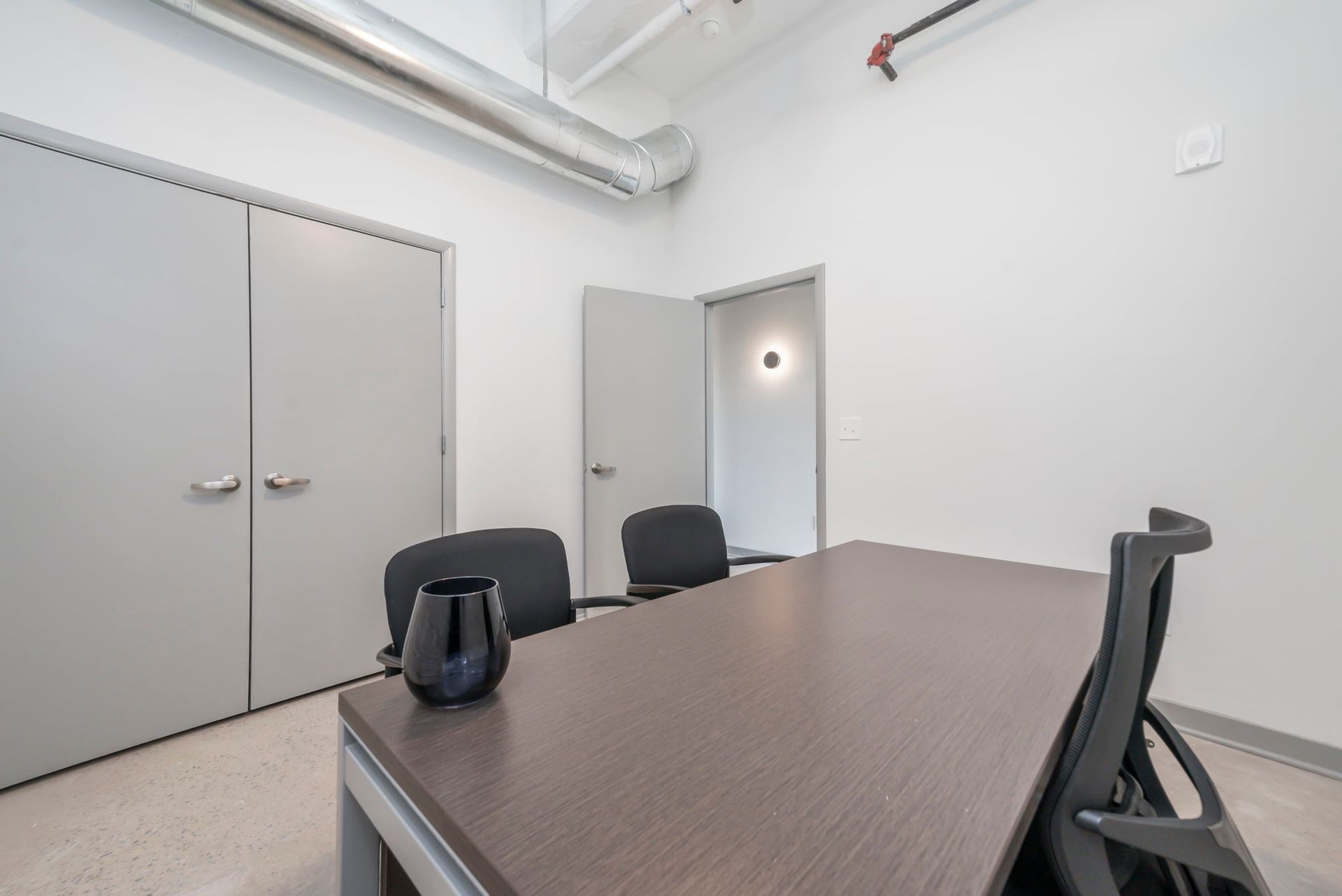 living room with table and chairs