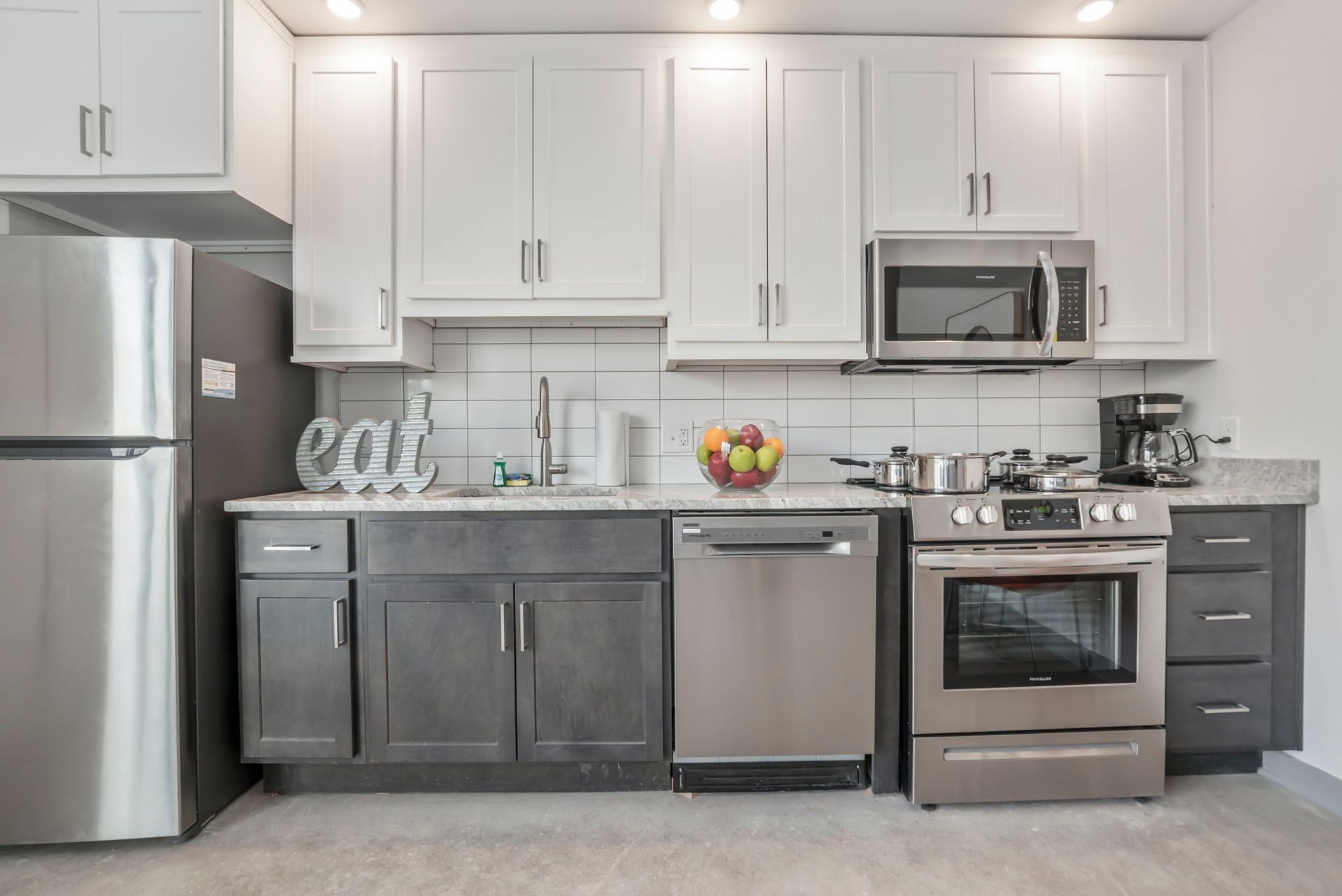 kitchen counter area