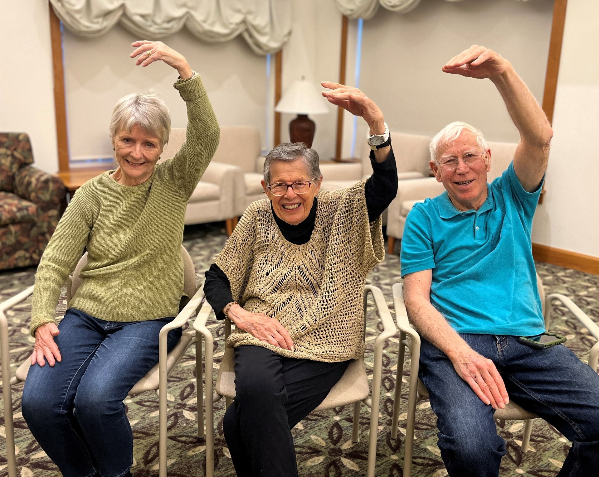 Residents enjoy various fitness opportunities at Chestnut Square in Glenview, IL