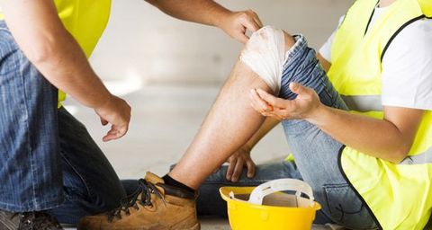 Personal Injury — Man Worker With Knee Injury in Bel Air, MD
