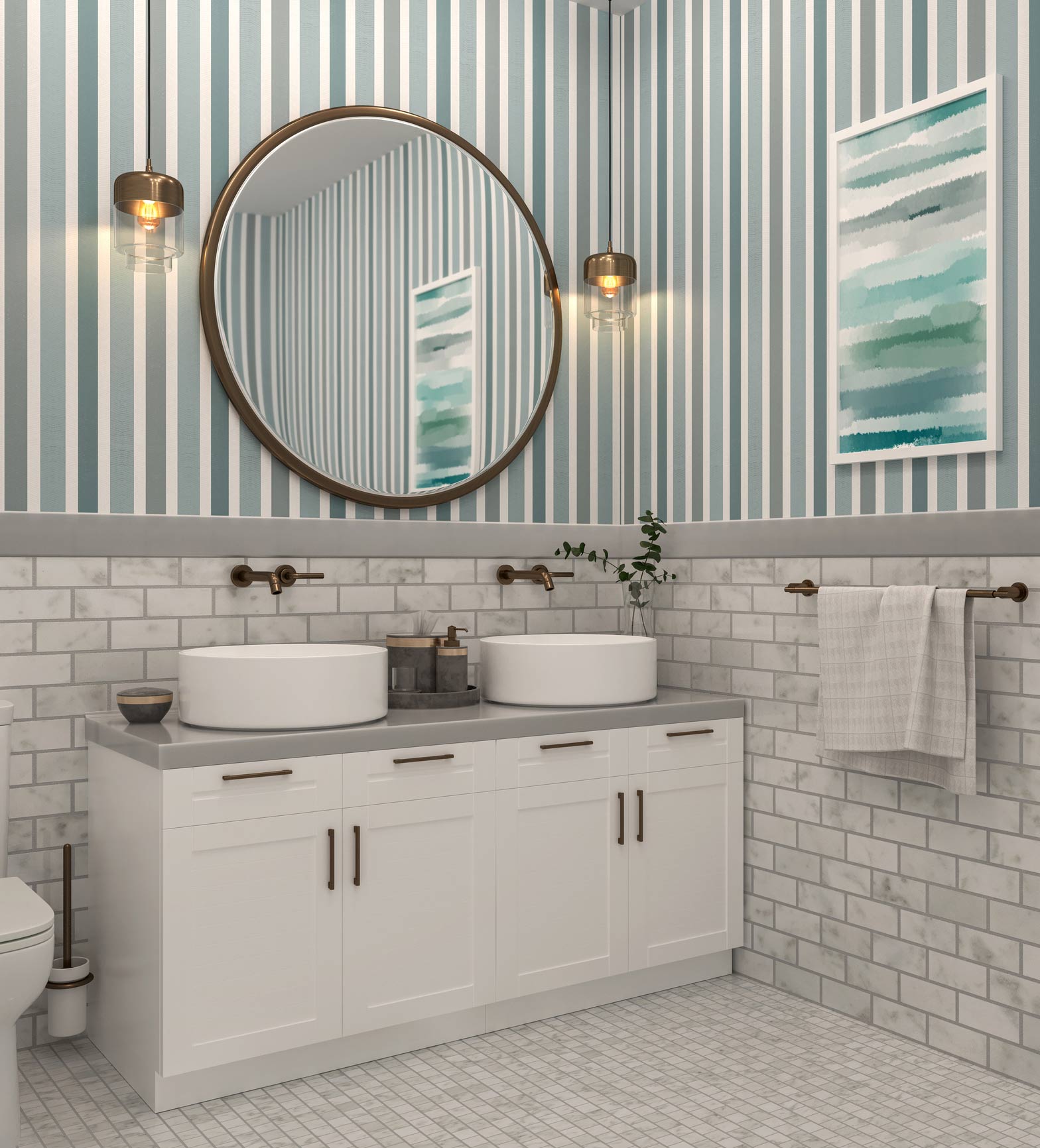Elegant Bathroom Design — Aubrey, TX — Integrity Renovations