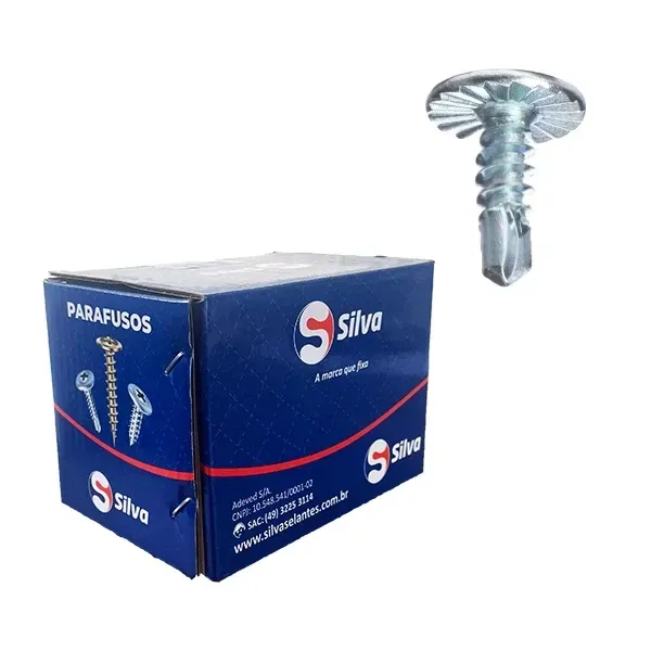 Caixa Master - Silva Parafuso Flang. Brocante C/Serrilha 4,2x13 - 16 Mil Unidades