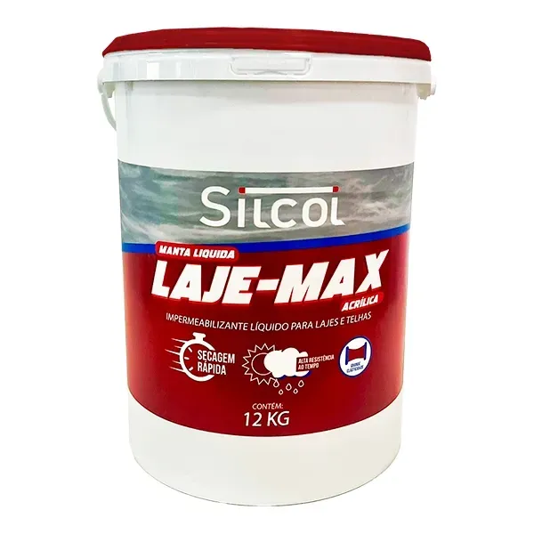 Impermeabilizante Laje-Max Silcol - 12kg