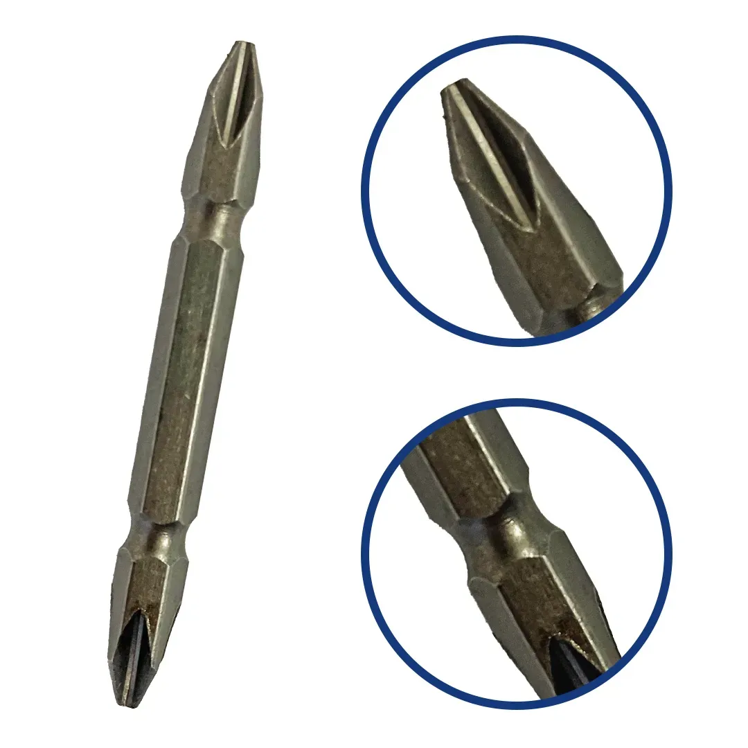 PONTEIRA BIT DUPLA 65MM IMANTADA CX C/10PC