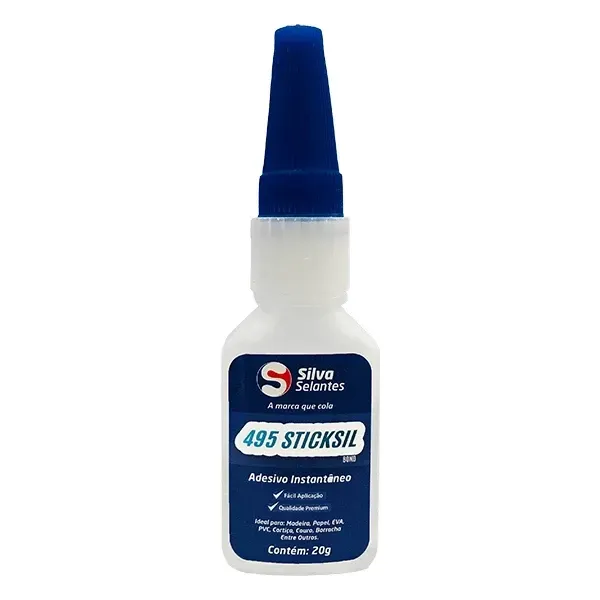 495 Sticksil Adesivo Instantâneo de Cianoacrilato - 20g
