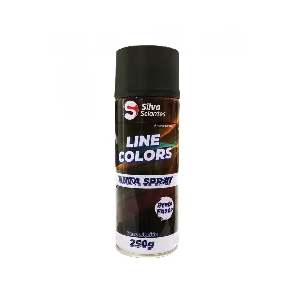 Tinta Spray Preto Semi Brilho