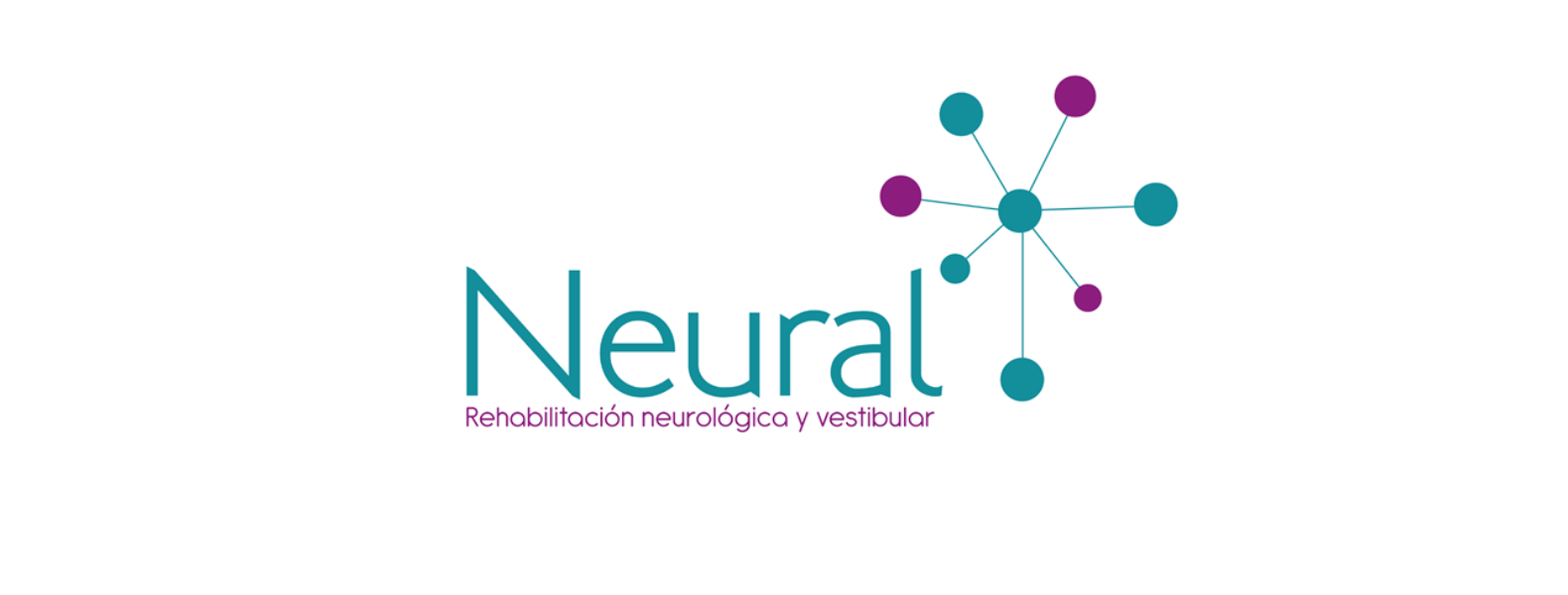 Logotipo de Neural, centro de investigación neurológica y conductual. Círculos turquesa y morados interconectados con la palabra "Neural" en turquesa.