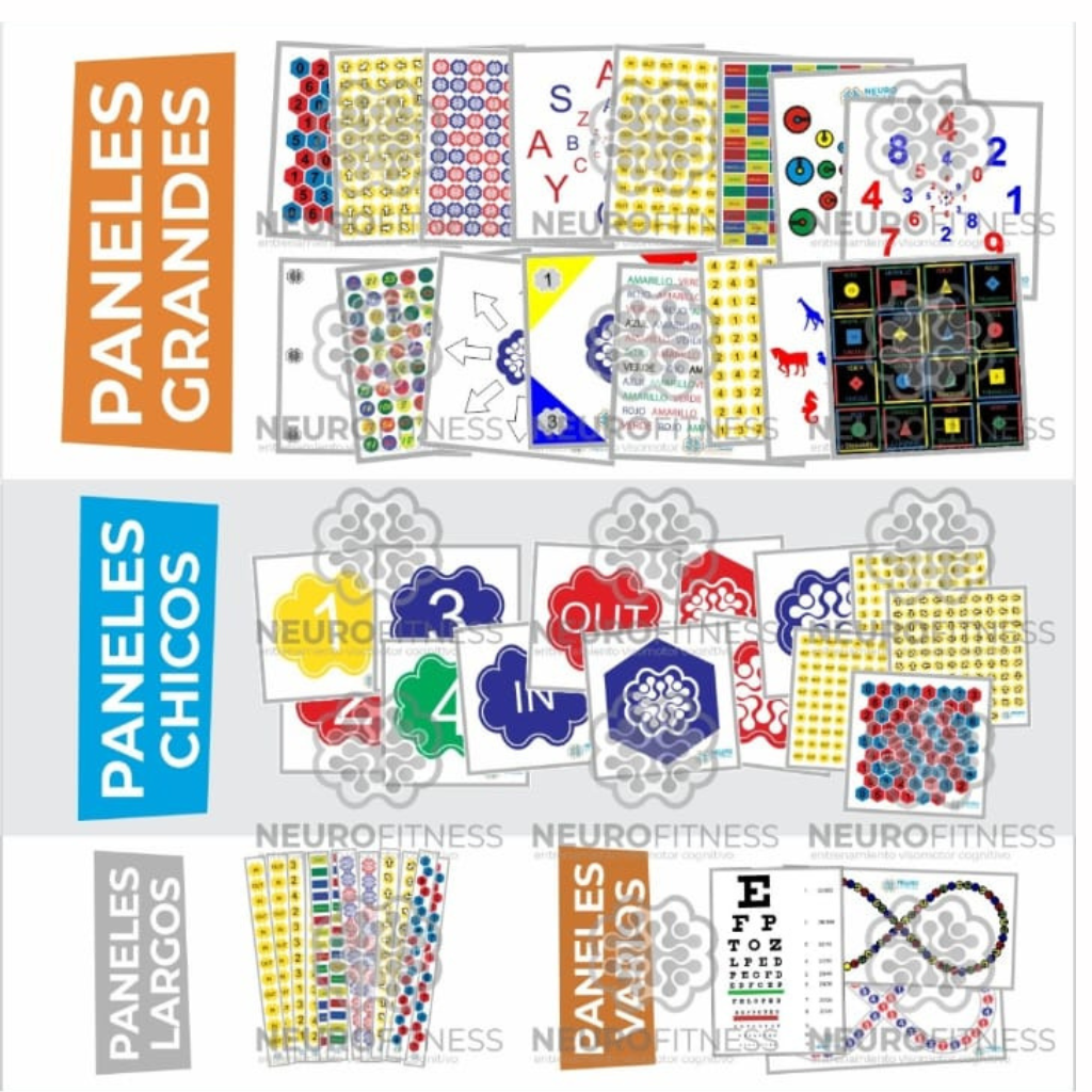 Anuncio de base de kit de neurofitness en español.