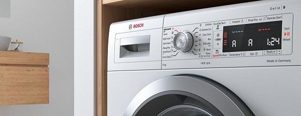 bosch washing machine leaves clothes wet