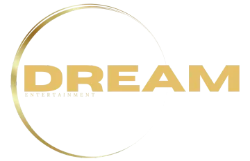 A logo for a company called dream entertainment