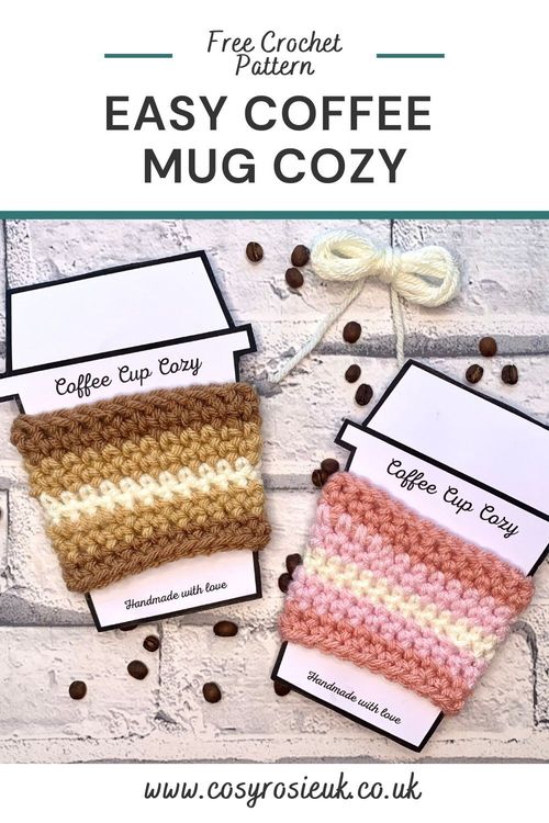 Coffee Cup Cozy Crochet Pattern Free