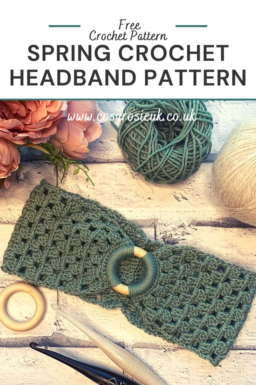 Spring Crochet headband