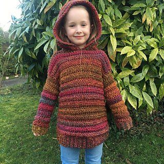 easy crochet childrens sweater pattern