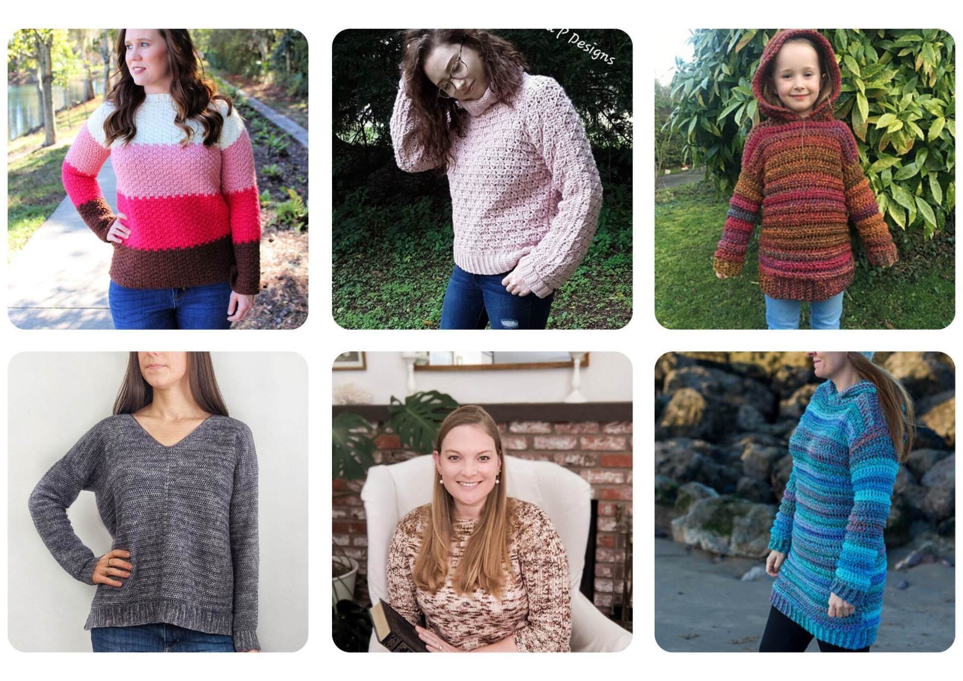 10 Crochet sweater patterns for beginners