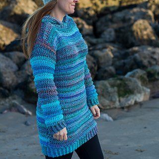 Adult crochet sweater pattern
