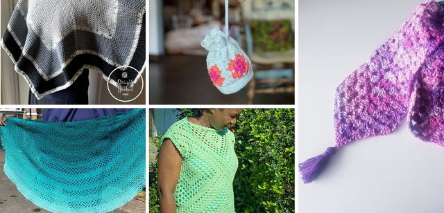 Crochet In Green - Free Crochet Pattern Round Up - The Purple Poncho