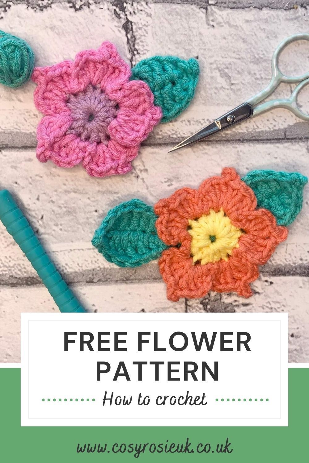 Easy Crochet  flower for beginners