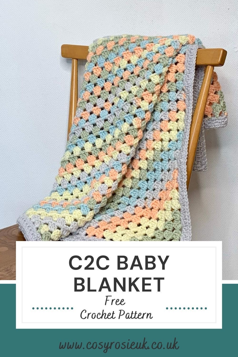 Free C2C Baby blanket crochet pattern