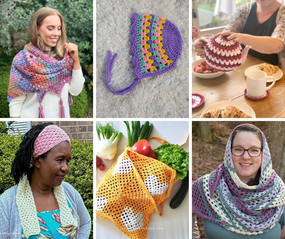 22 free Granny Stitch crochet patterns