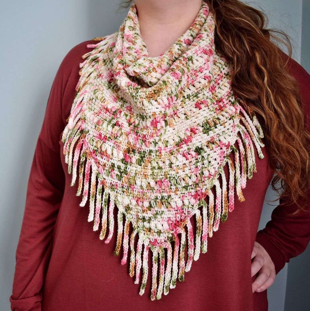 Crochet bandana Scarf pattern