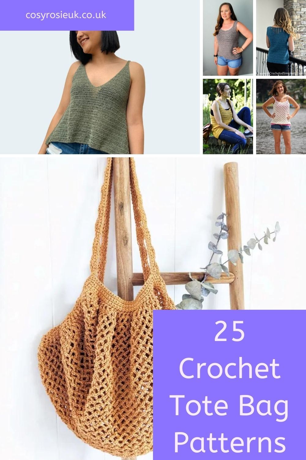 25 free crochet bag patterns to make today
