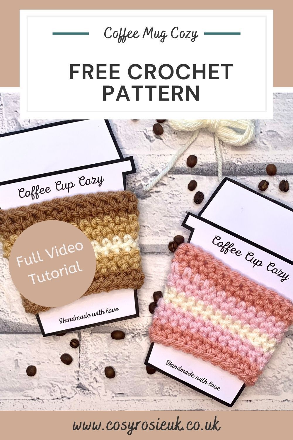 Coffee Cup Cozy Pattern Free