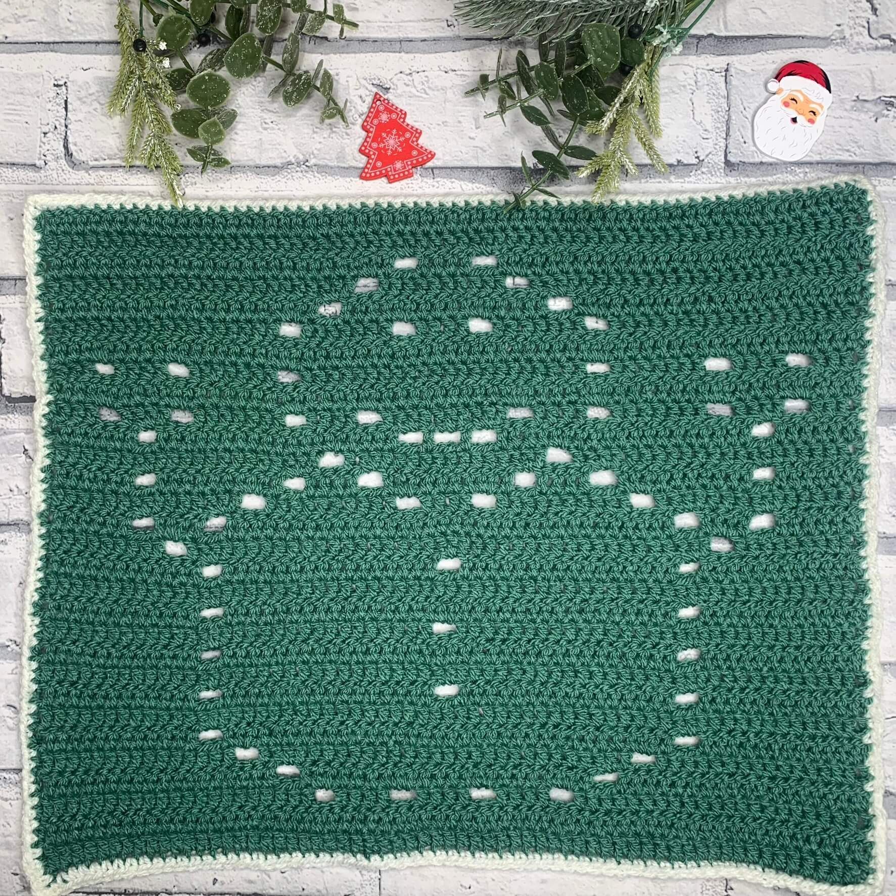 Snowman Filet Crochet Pattern Free for beginners
