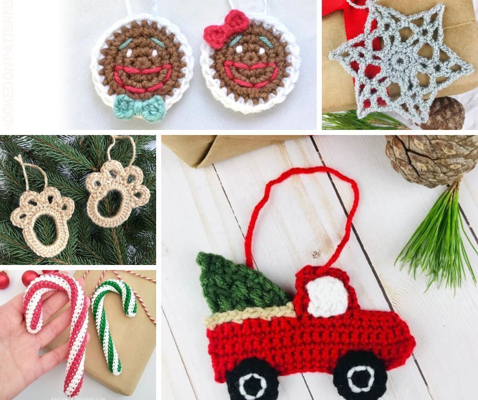 30 Free Crochet Christmas Ornament Patterns