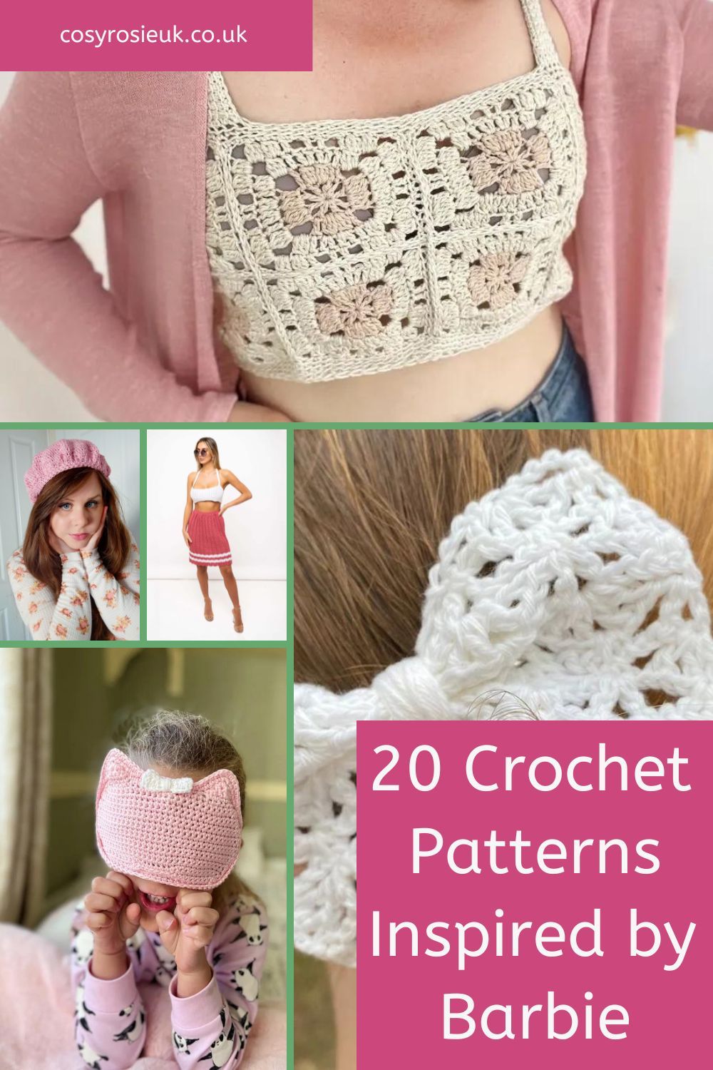 20 Easy Barbie Inspired Crochet Patterns