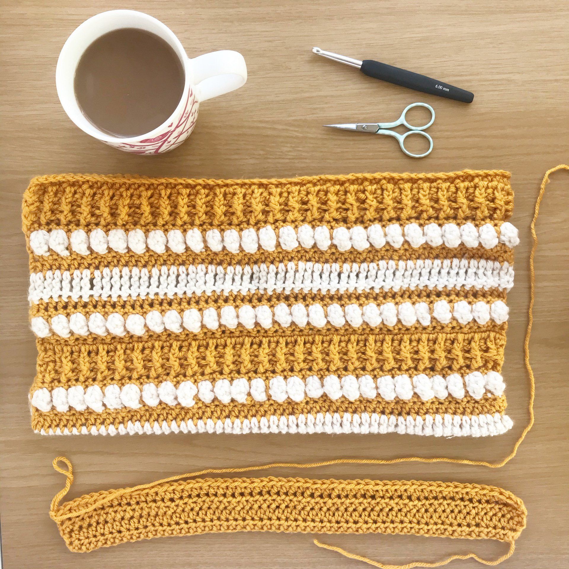 textured crochet cushion - popalicious