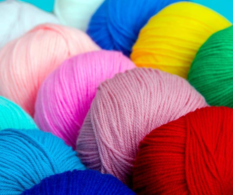 Acrylic yarn for crochet