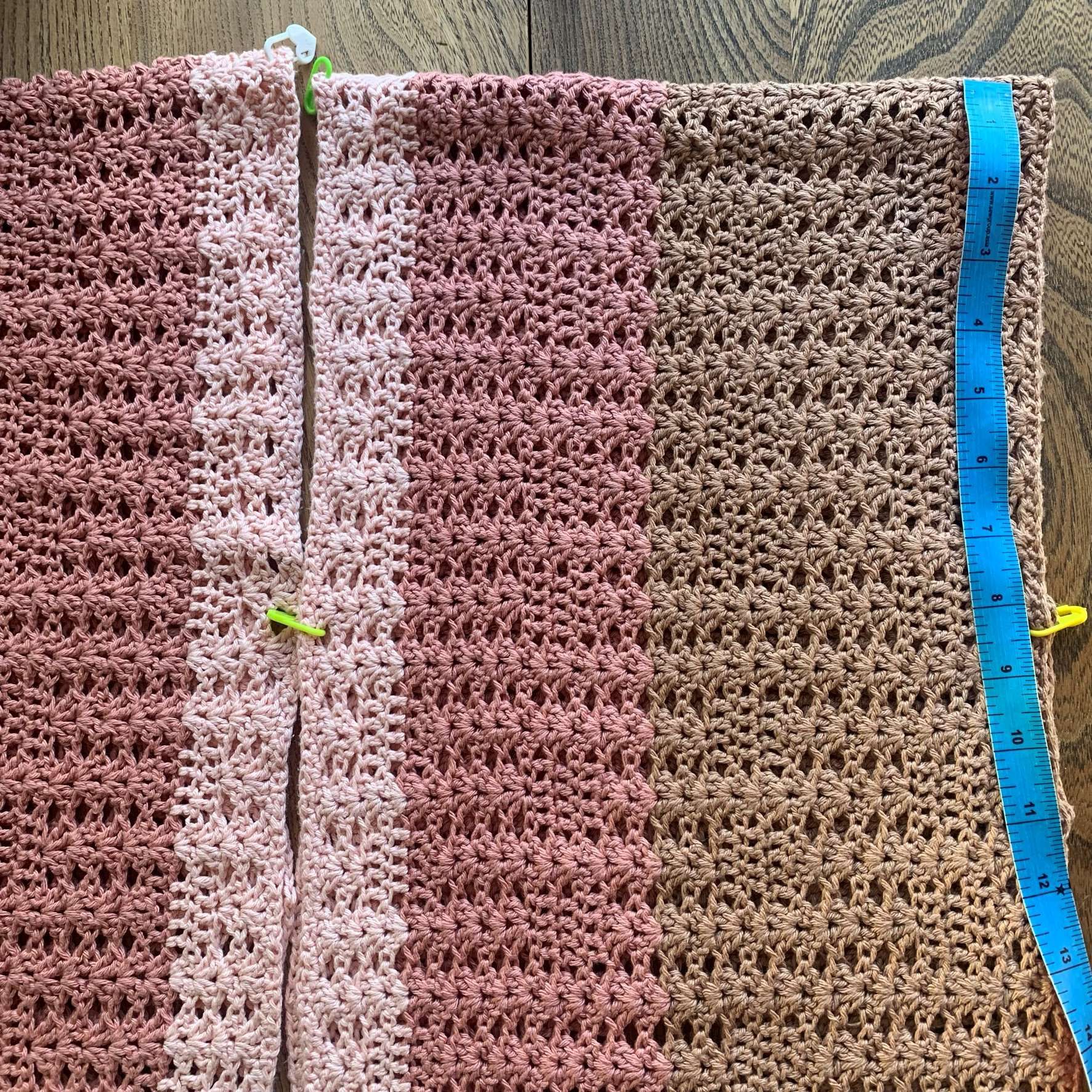 Assembly of Crochet beach cover up