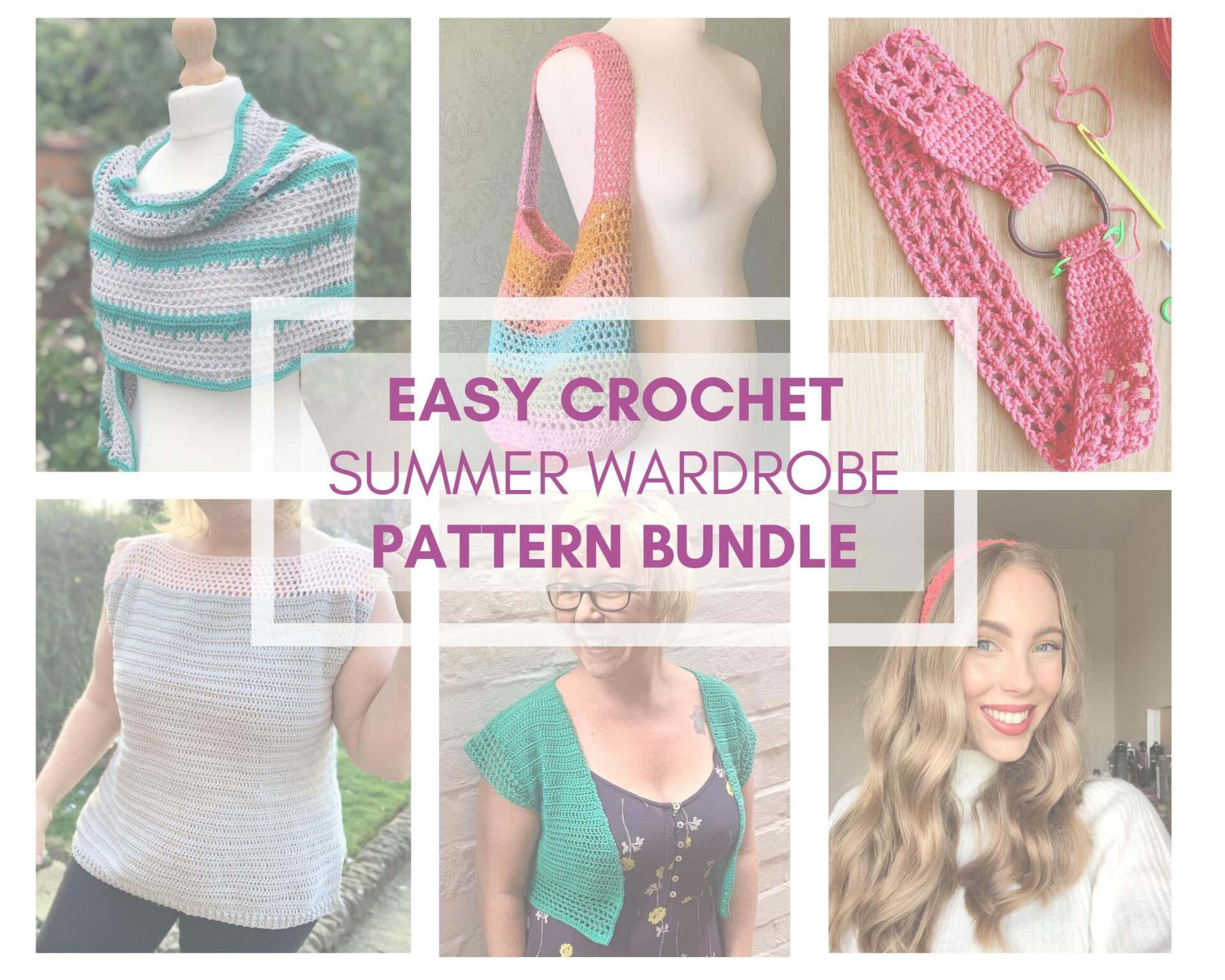 5 Easy Crochet patterns for summer