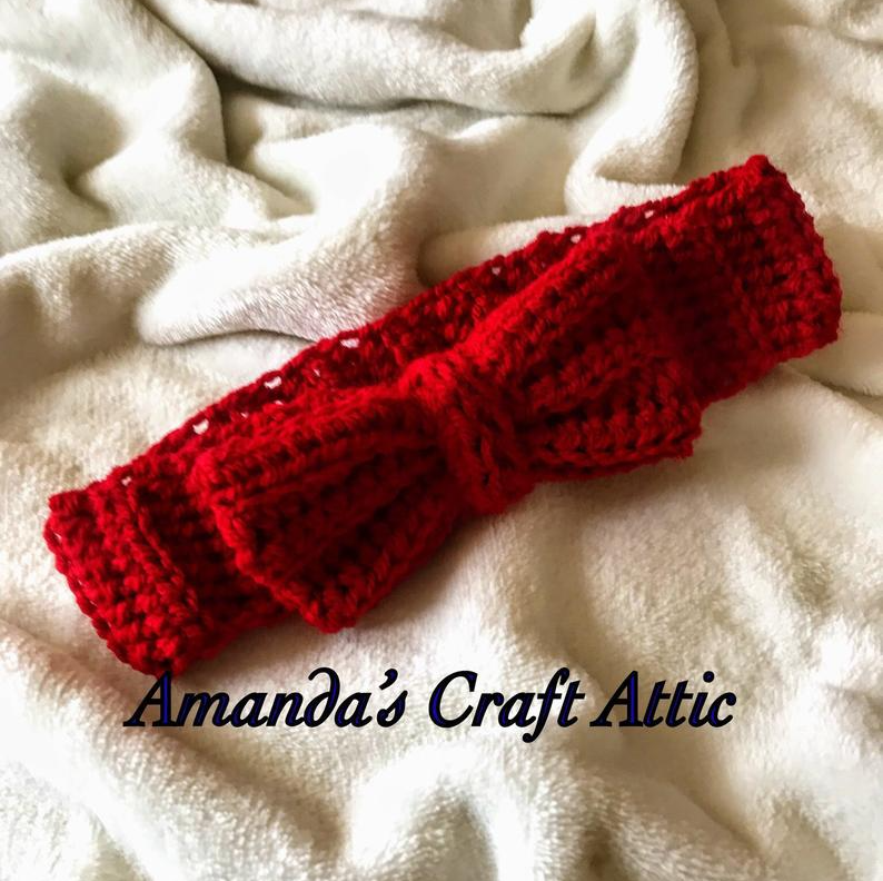 Easy Crochet Baby Headband Pattern
