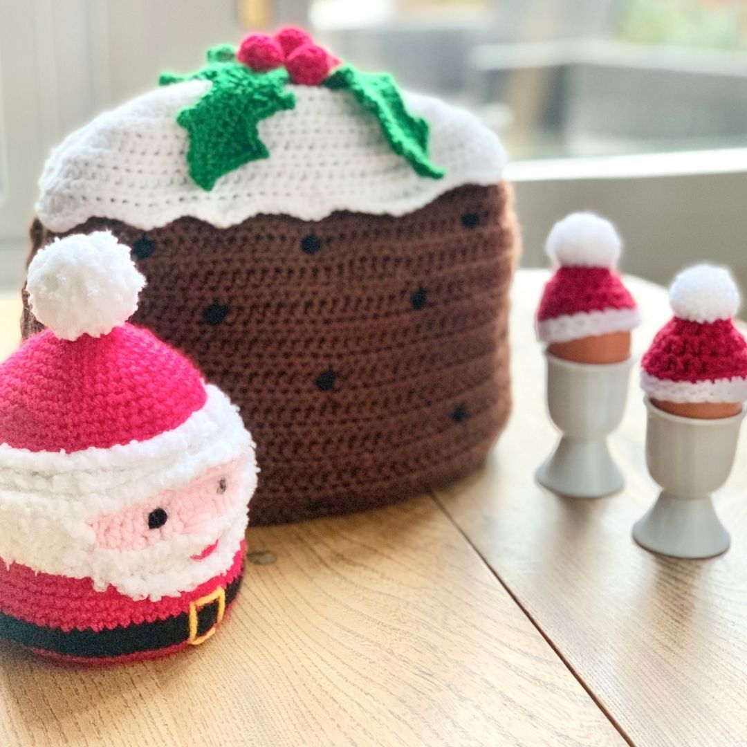 Crochet Christmas Breakfast Set