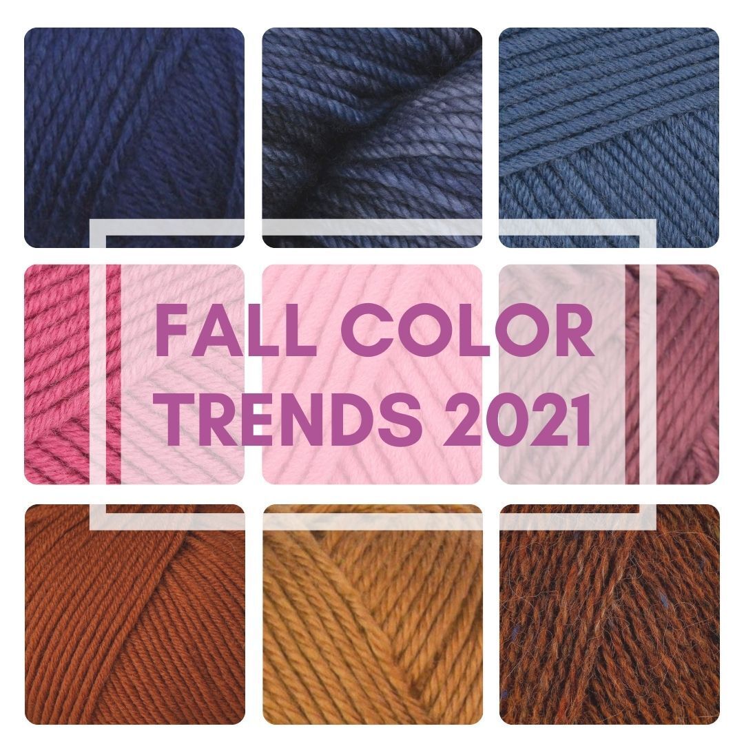 Fall Colour trends for yarn 2021