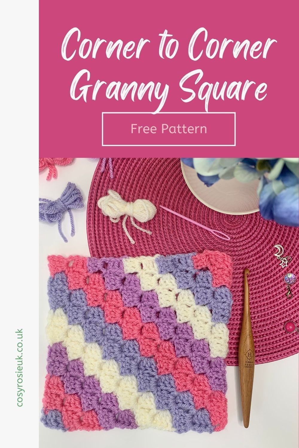 Corner to Corner Granny Square pattern