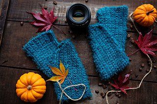 Crochet Pattern Fingerless Gloves