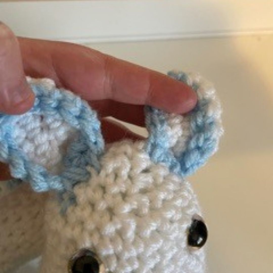 Crochet cow Ears pattern free - ears