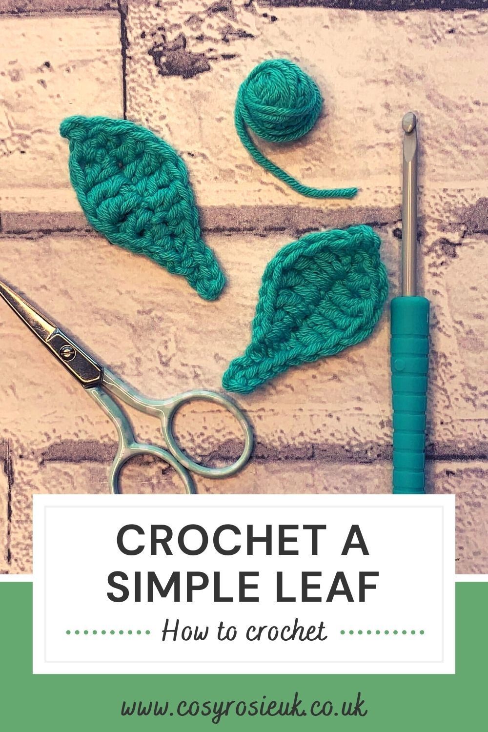 crochet leaf for beginners