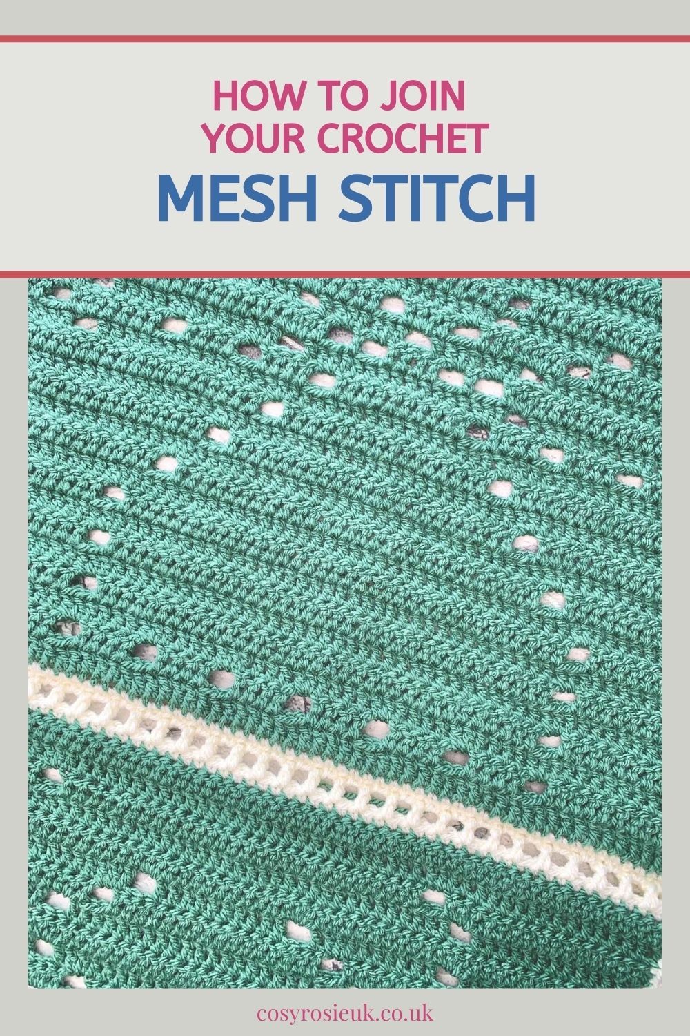 Crochet Mesh Stitch Join