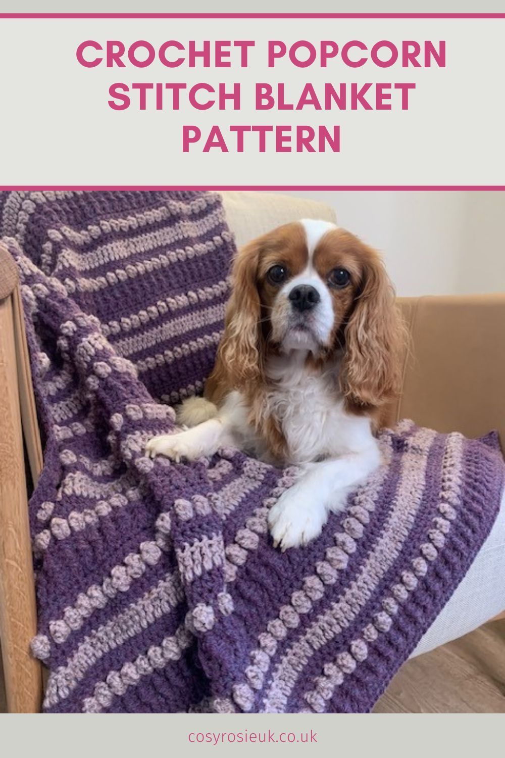 Free Crochet Pattern Popcorn Stitch Blanket