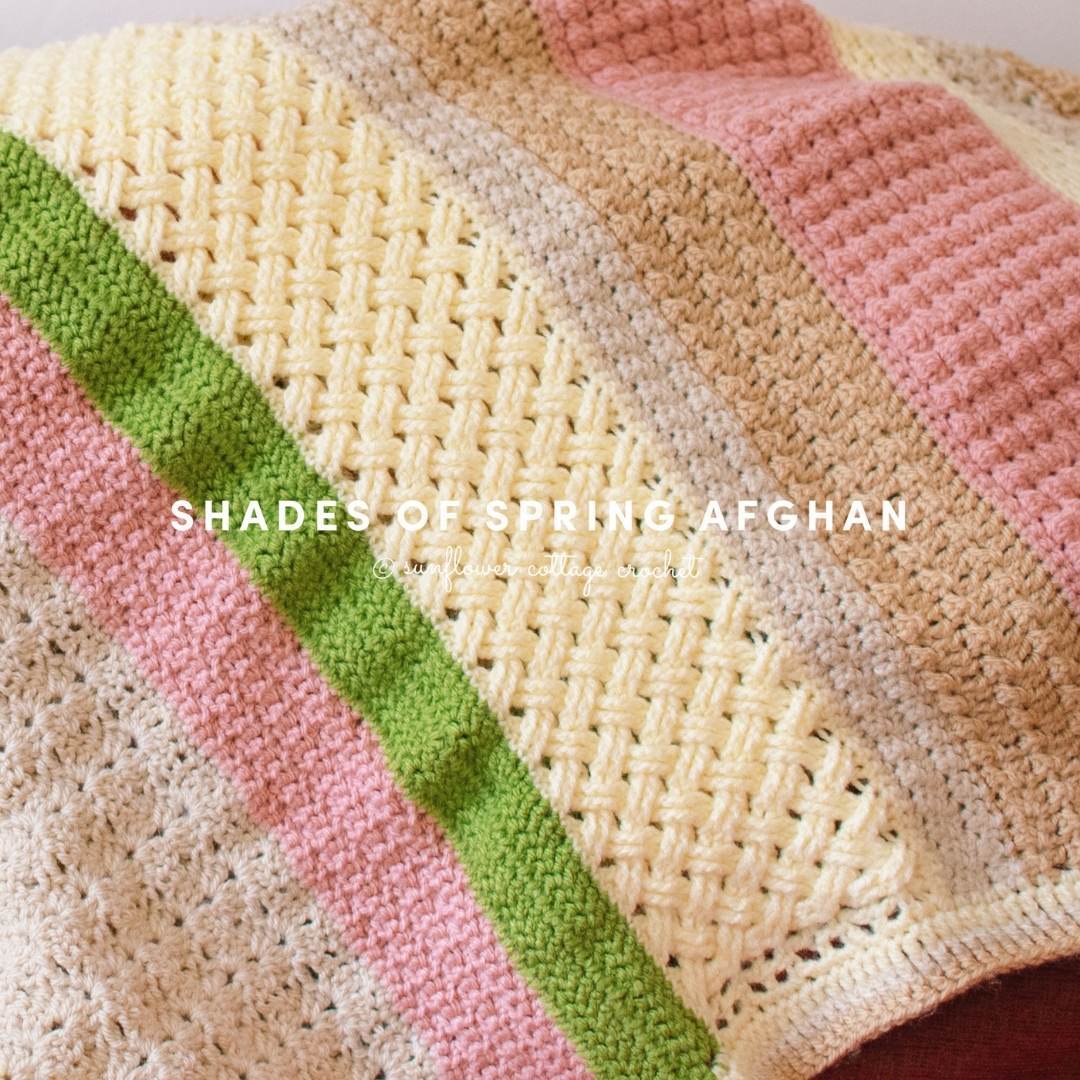 Spring Crochet Blanket Pattern 
