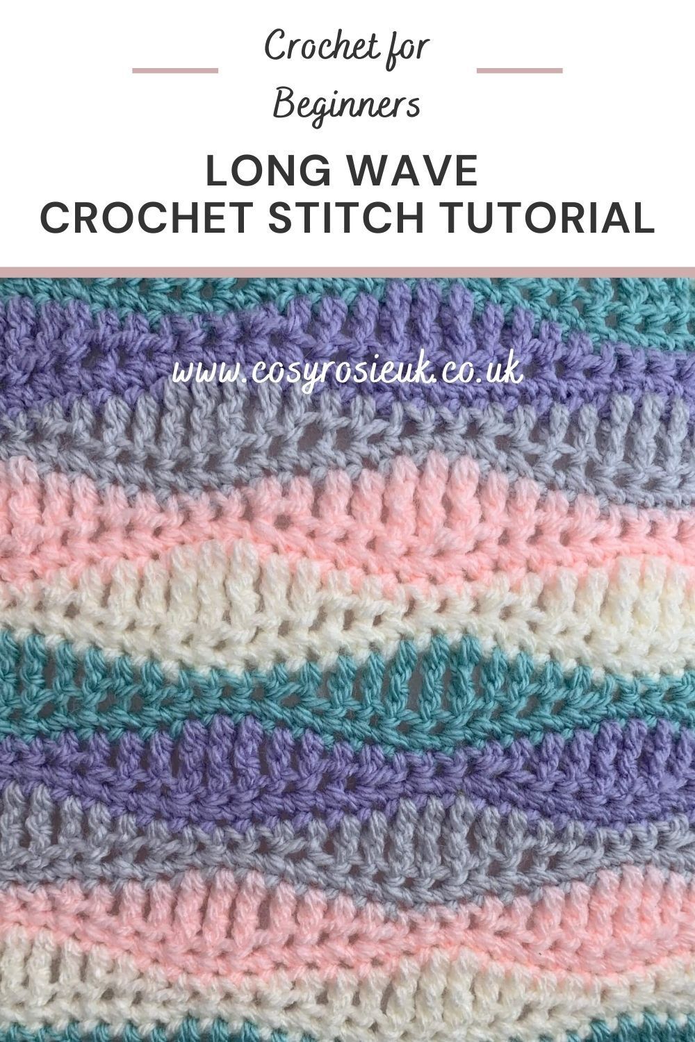 Crochet Wave Stitch Long wave Stitch