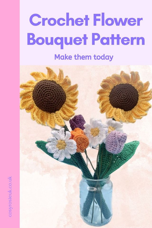 Crochet Flower Bouquet Patterns FREE